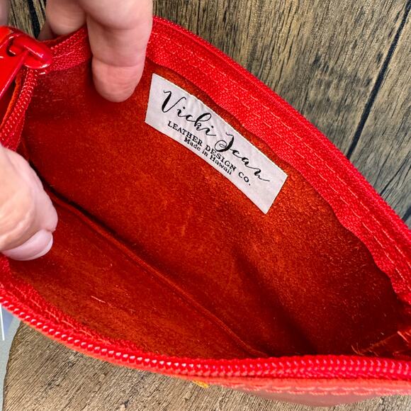 Genuine Leather Makeup Bag Cosmetics Bag NEW Boho Travel Small batch Sustainable - Picture 7 of 7